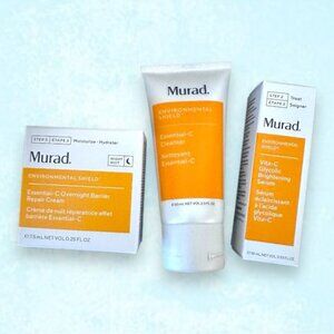 NWT Murad Environmental Shield 3 Piece Set Cleanser Cream Serum